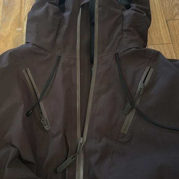 Backcountry sz XS Last Chair Stretch Insulated One-Piece Suit, Cold Brew/Black - Picture 10 of 12